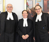 L-R: SCC Justices Russell Brown, Rosalie Silberman Abella, and Michael Moldaver