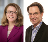 Melissa Kennedy, LLB 1987, and Herb Solway, JD 1955